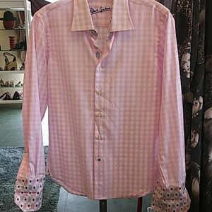 Robert Graham card print shirt